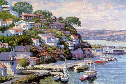 Sausalito Panorama, by Howard Behrens – Village Gallery