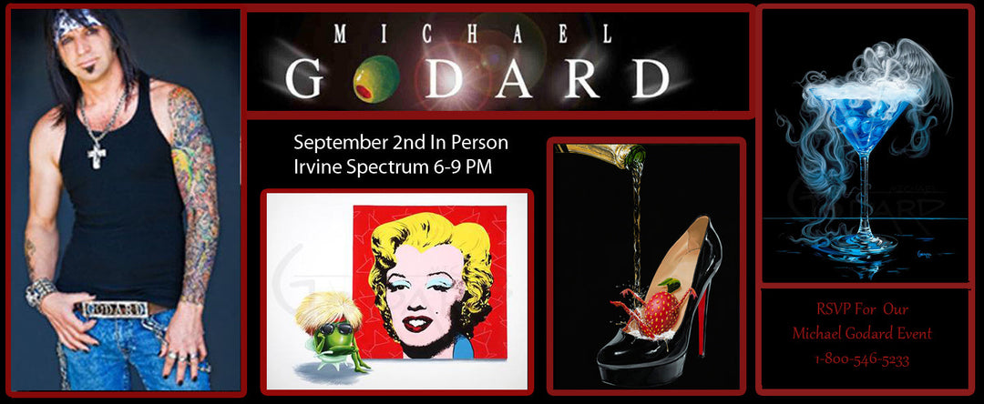 Michael Godard Rock Star of the Art World In Person September 2nd
