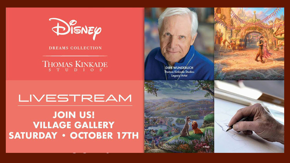 Thomas Kinkade Studios Disney Dreams Livestream with Dirk Wunderlich