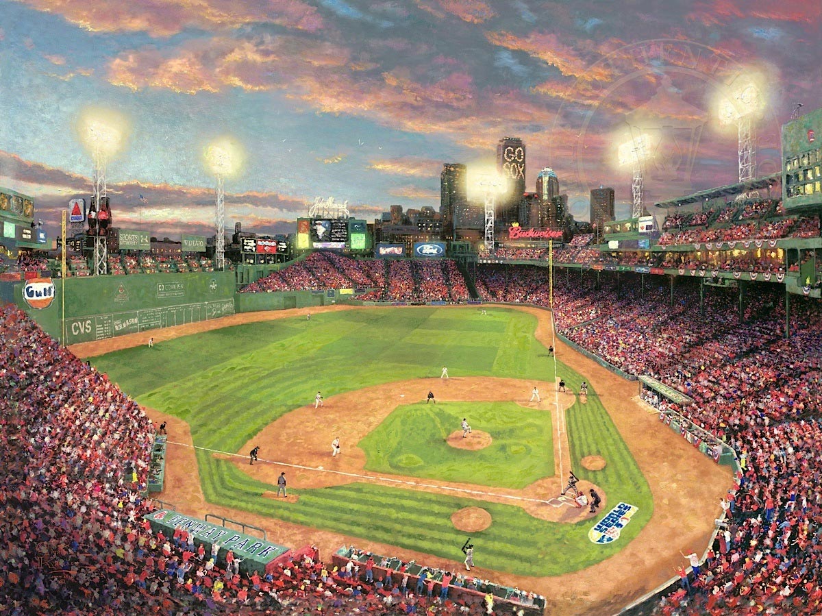 thomas kinkade fenway park