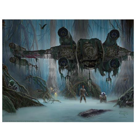Do. Or do not. There is no try. - 11" x 14" Art Print, by Thomas Kinkade Studios