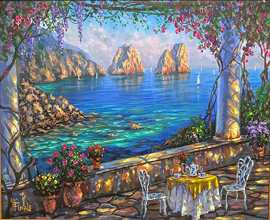 Breakfast-in-Capri-Original-16x20