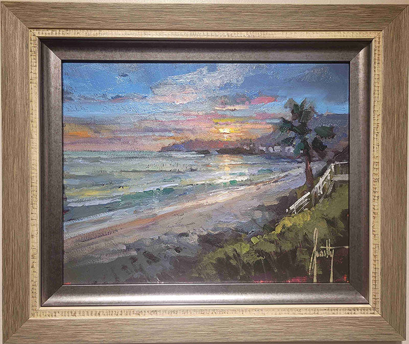 Lahaina-Sunset-11x14-Original painting by Steven Quartly