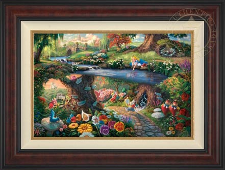 Alice in Wonderland - Limited Edition Art, by Thomas Kinkade Studios