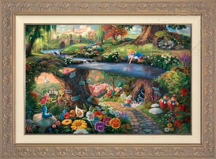 Alice in Wonderland - Limited Edition Art, by Thomas Kinkade Studios