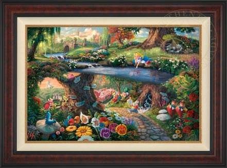 Alice in Wonderland - Limited Edition Art, by Thomas Kinkade Studios