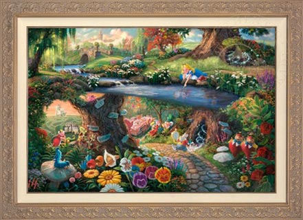 Alice in Wonderland - Limited Edition Art, by Thomas Kinkade Studios