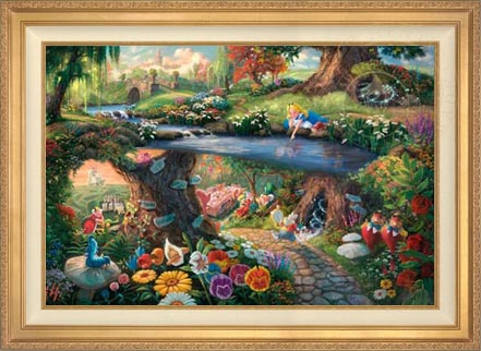 Alice in Wonderland - Limited Edition Art, by Thomas Kinkade Studios
