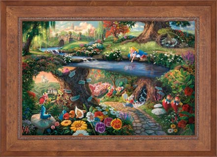 Alice in Wonderland - Limited Edition Art, by Thomas Kinkade Studios