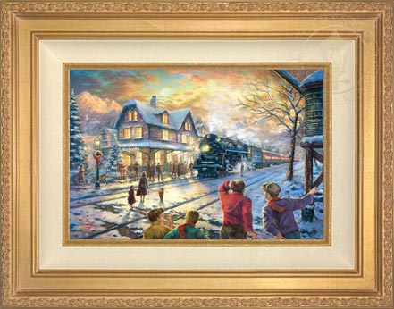 All Aboard for Christmas, by Thomas Kinkade