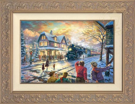 All Aboard for Christmas, by Thomas Kinkade