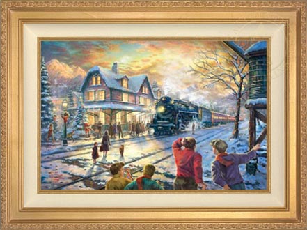 All Aboard for Christmas, by Thomas Kinkade
