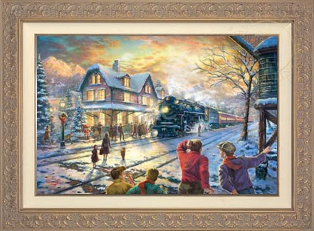 All Aboard for Christmas, by Thomas Kinkade