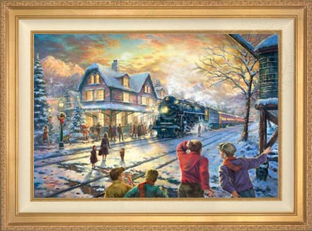 All Aboard for Christmas, by Thomas Kinkade