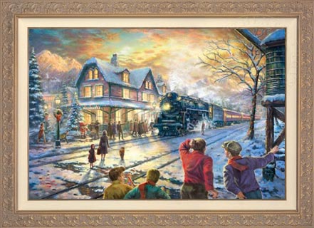 All Aboard for Christmas, by Thomas Kinkade