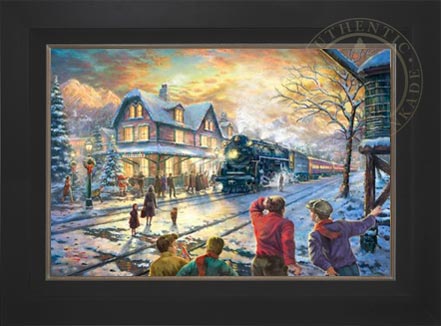 All Aboard for Christmas, by Thomas Kinkade