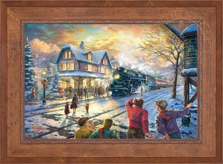 All Aboard for Christmas, by Thomas Kinkade
