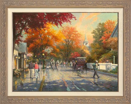 Autumn on Mackinac Island, by Thomas Kinkade