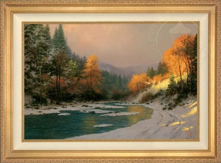Autumn Snow, by Thomas Kinkade