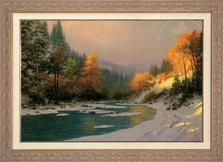 Autumn Snow, by Thomas Kinkade