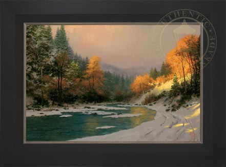 Autumn Snow, by Thomas Kinkade