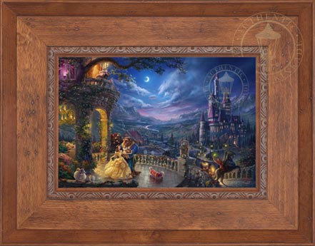 Beauty and the Beast Dancing in the Moonlight, by Thomas Kinkade Studios