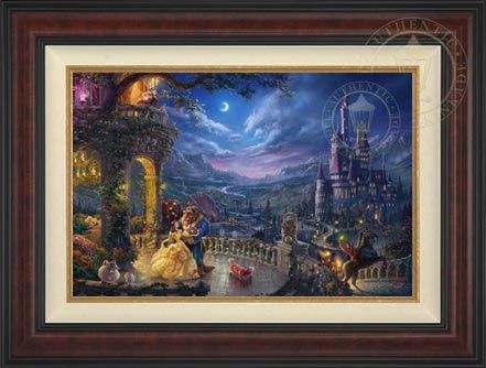 Beauty and the Beast Dancing in the Moonlight, by Thomas Kinkade Studios