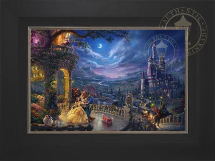 Beauty and the Beast Dancing in the Moonlight, by Thomas Kinkade Studios