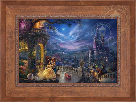 Beauty and the Beast Dancing in the Moonlight, by Thomas Kinkade Studios