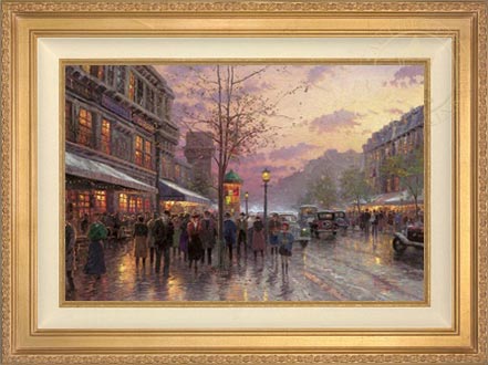 Boulevard Lights, Paris, by Thomas Kinkade
