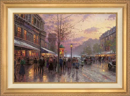 Boulevard Lights, Paris, by Thomas Kinkade