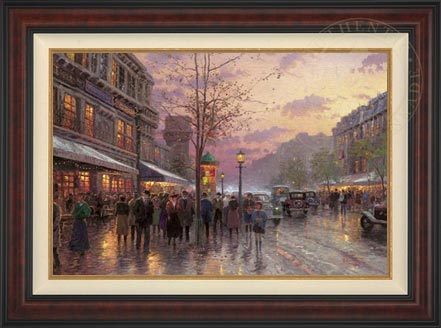Boulevard Lights, Paris, by Thomas Kinkade