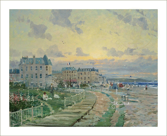 Boardwalk Flowers, by Robert Girrard (Thomas Kinkade)