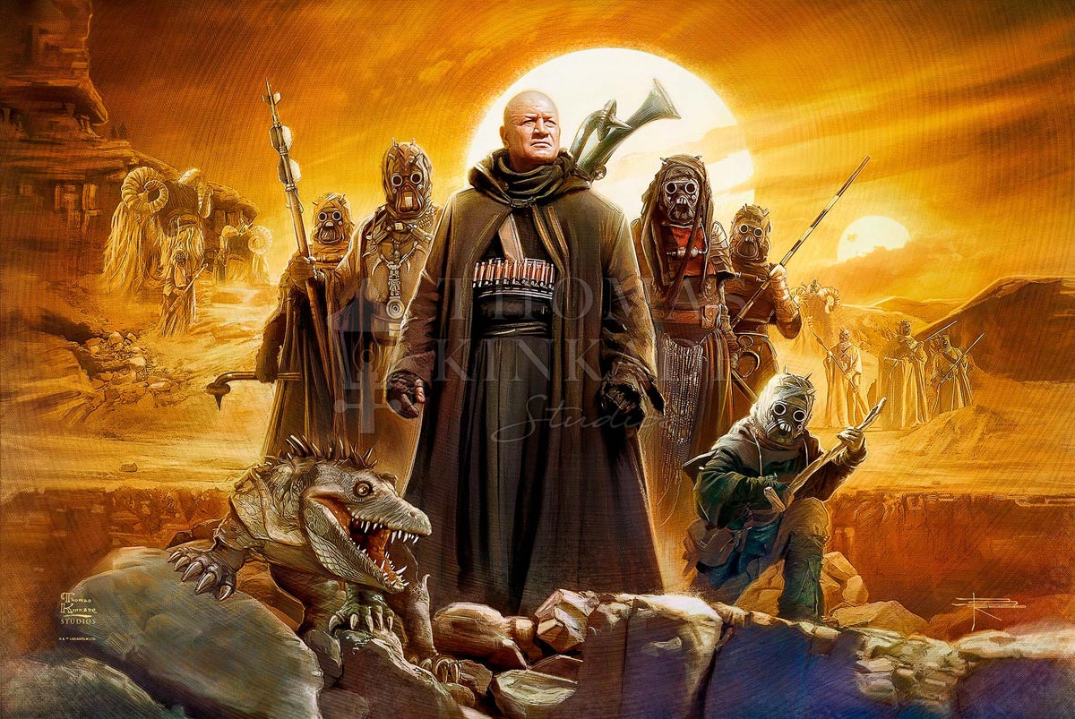 brian rood the book of boba fett tusken raiders