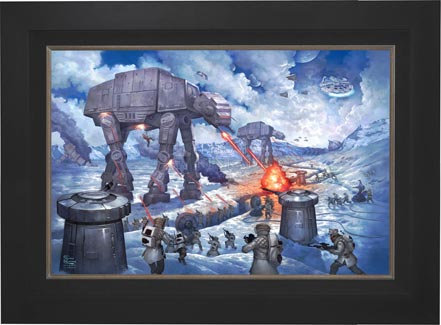 The Battle of Hoth, by Thomas Kinkade Studios