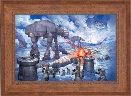 The Battle of Hoth, by Thomas Kinkade Studios