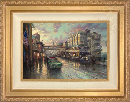 Cannery Row Sunset, by Thomas Kinkade