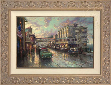 Cannery Row Sunset, by Thomas Kinkade