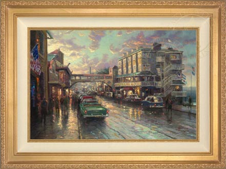 Cannery Row Sunset, by Thomas Kinkade