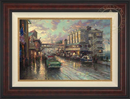 Cannery Row Sunset, by Thomas Kinkade