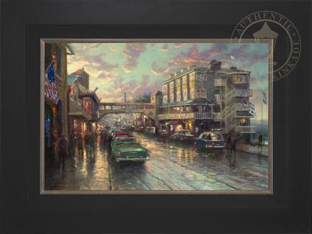 Cannery Row Sunset, by Thomas Kinkade