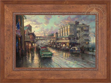 Cannery Row Sunset, by Thomas Kinkade