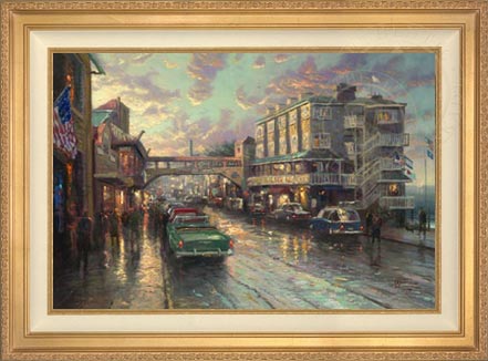 Cannery Row Sunset, by Thomas Kinkade