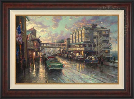Cannery Row Sunset, by Thomas Kinkade