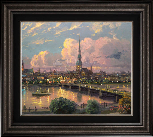 Sunset on Monterey Bay, by Thomas Kinkade