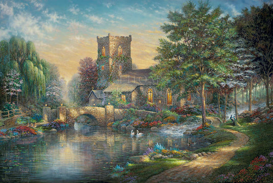 Willow Wood Chapel canvas- unframed