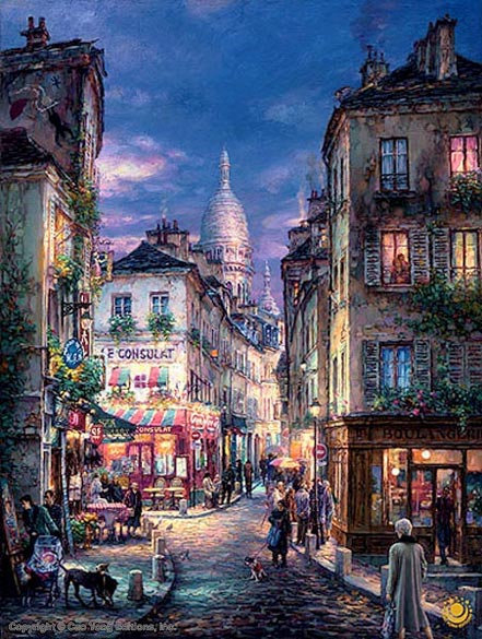 cao yong a stroll in monmartre