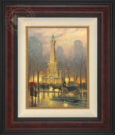 Chicago, Winter at the Water Tower, by Thomas Kinkade