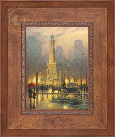 Chicago, Winter at the Water Tower, by Thomas Kinkade