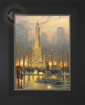 Chicago, Winter at the Water Tower, by Thomas Kinkade